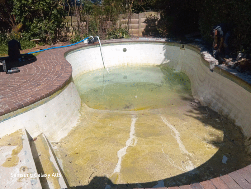 Full pool resurface & renovation - before
