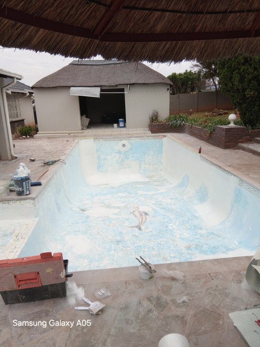 Full pool resurface & renovation - before